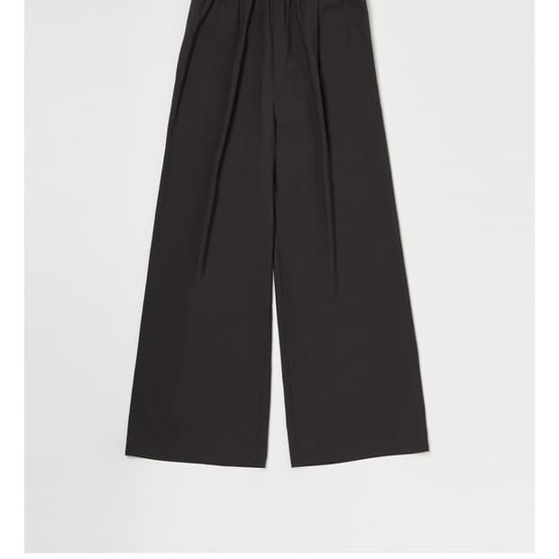 (새상품) 낫띵에브리띵 와이드 밴딩 팬츠 브라운그레이