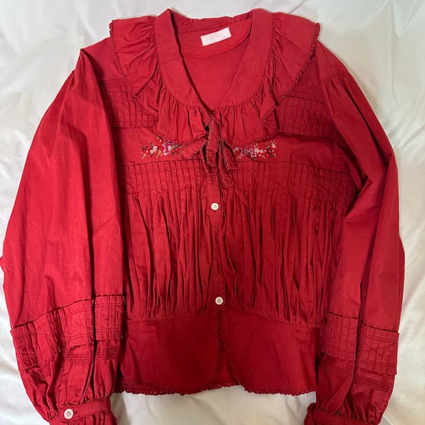 일본 빈티지 블라우스