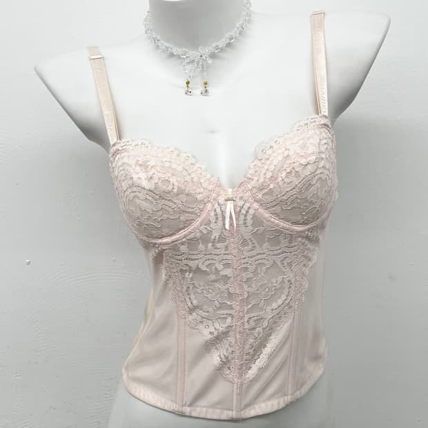 핑크페어리 레이스 코르셋
