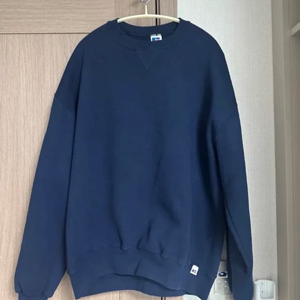 90s 빈티니 러셀 네이비 맨투맨 XL