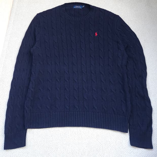 폴로 랄프로렌 케이블 니트 L