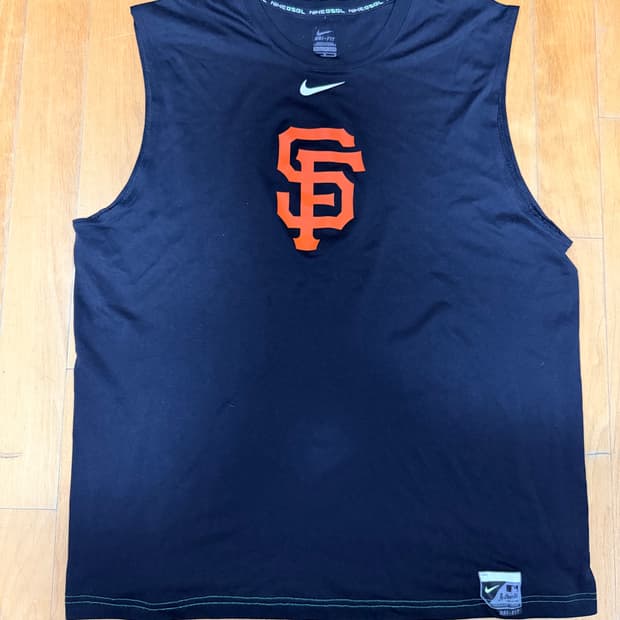나이키 MLB 샌프란시스코 자이언츠 탱크탑 트레이닝 드라이핏 유니폼 L