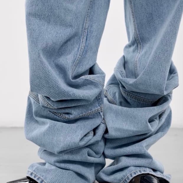 Y-Project Evergreen Draped Cuff Jeans