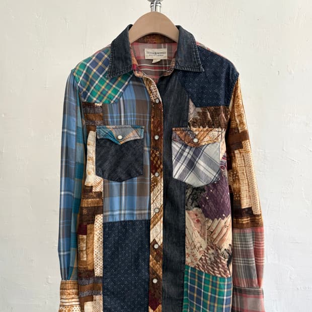 Denim & Supply 데님앤서플라이 패치워크 웨스턴 셔츠