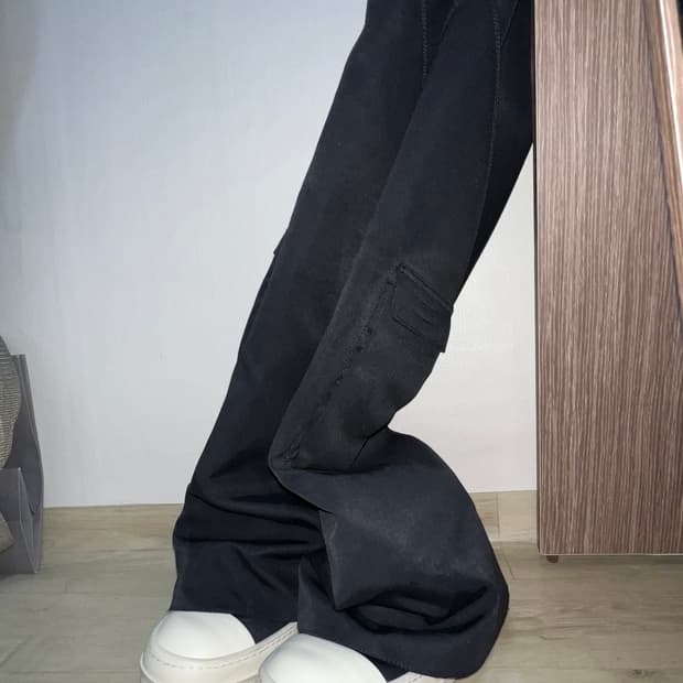 릭오웬스 drkshdw cargo fetish boots 37 size