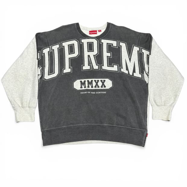 L 슈프림 SUPREME 빅 아치로고 크루넥 맨투맨