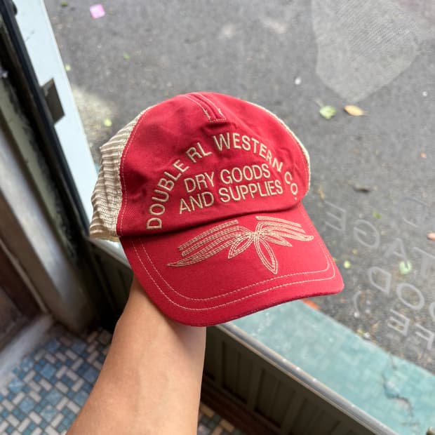 RRL Double RL Western Cap
