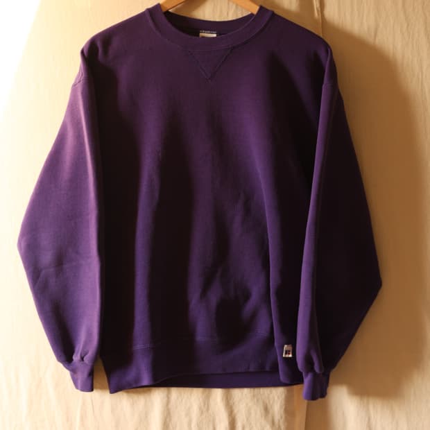 러셀 90s 맨투맨 스웻셔츠 퍼플L