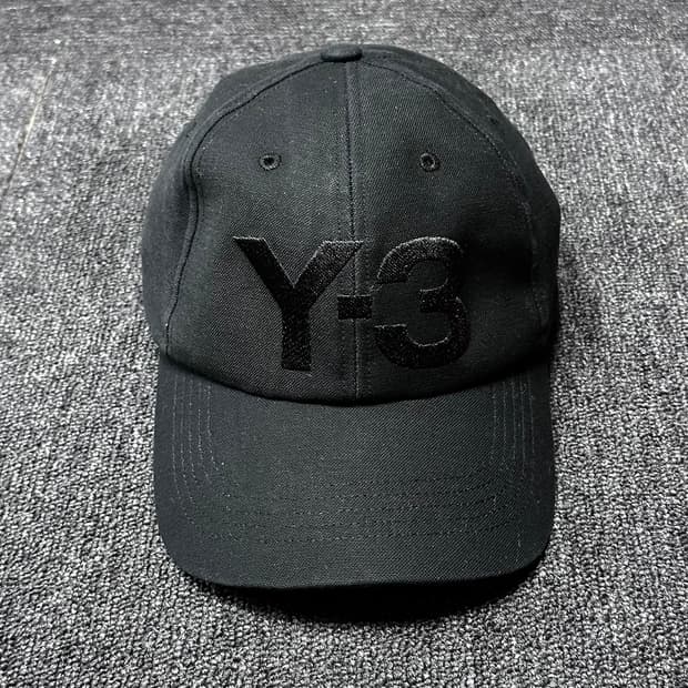 Y-3 요지야마모토 아디다스 캡 블랙