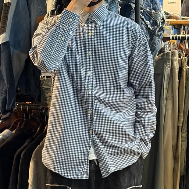 [No.9]Polo 폴로 체크 긴팔셔츠