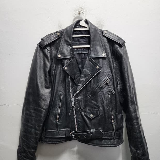 윌슨레더 헤비웨이트 소가죽 라이더자켓 