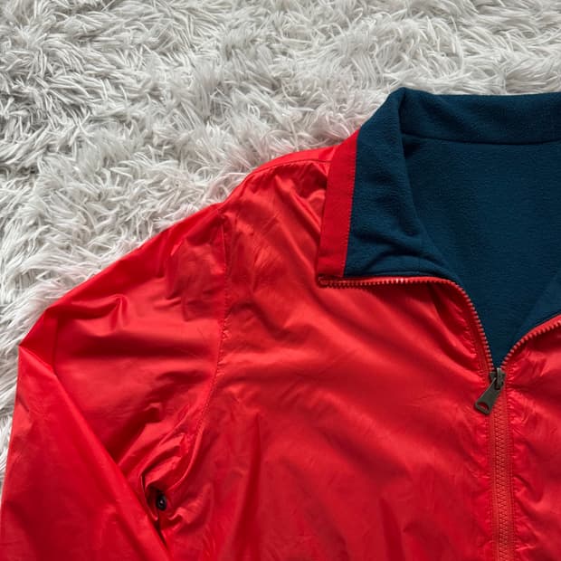 TOMMY HILFIGER 일본빈티지 리버시블 후리스 바람막이 S 38