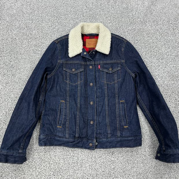 리바이스 쉐르파 다운 데님자켓