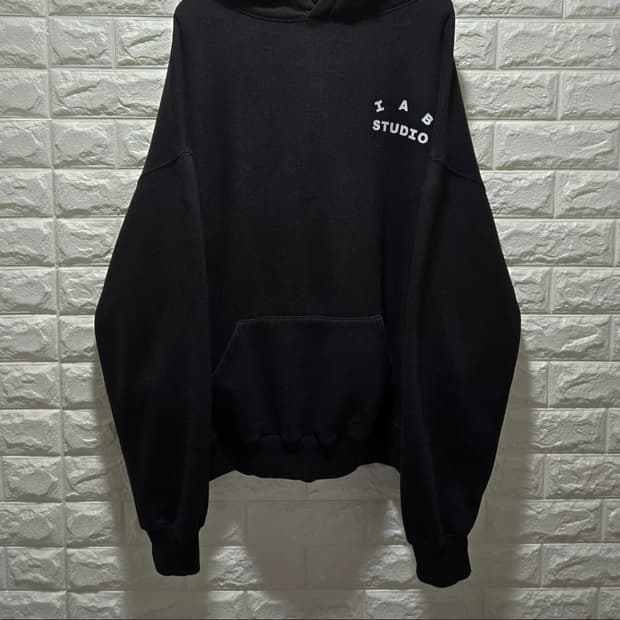 Iab studio 후드 블랙 [XL]