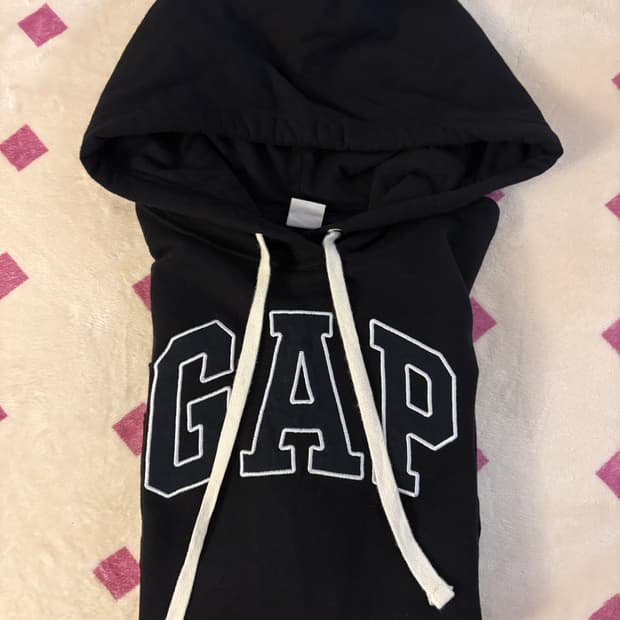 갭 블랙 후드 xs