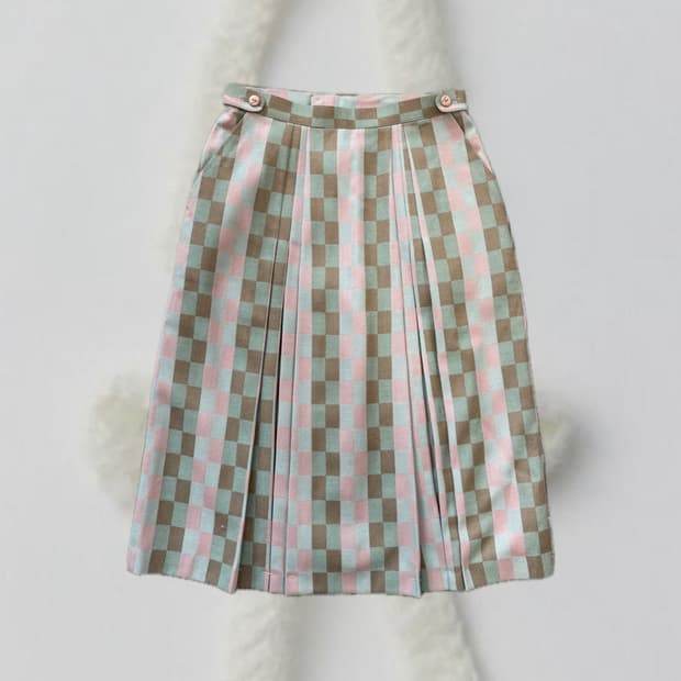 Strawberry mint choco skirt