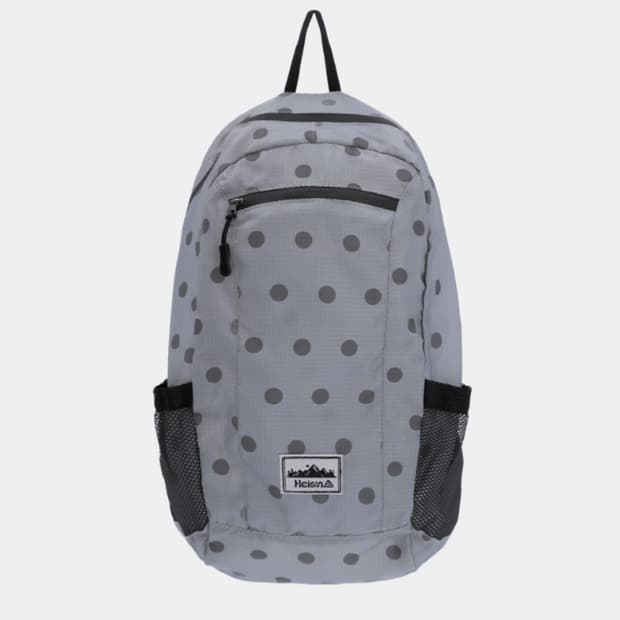 하이산 도트 백팩 차콜