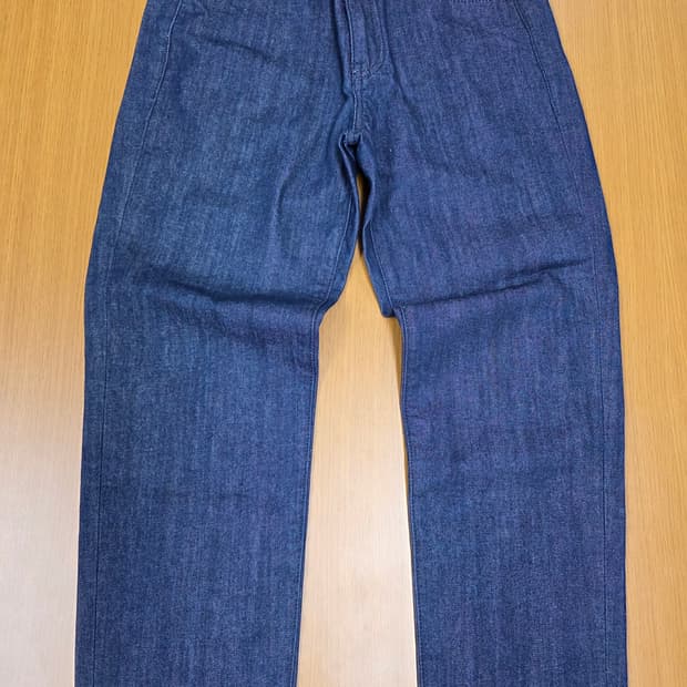 비슬로우 인디고 데님 팬츠 진청 바지