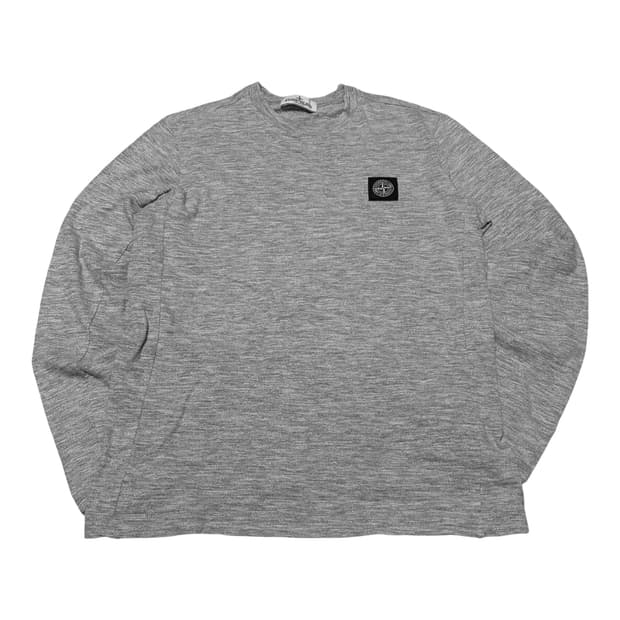 스톤아일랜드 JUNIOR 그레이 롱슬리브