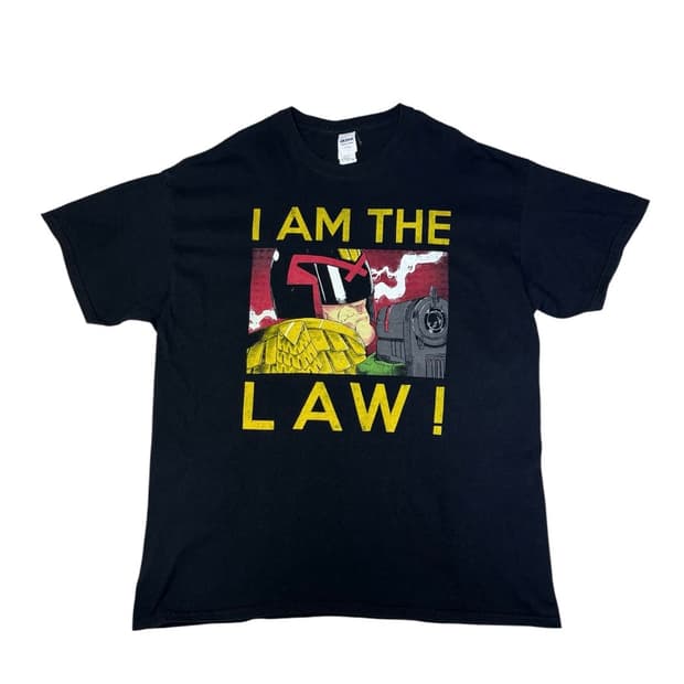 빈티지 저지드레드 JUDGE DREDD I AM THE LAW! 티셔츠
