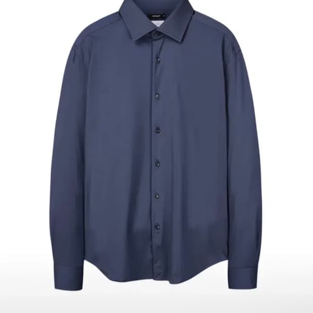 알레그리 네이비 솔리드 셔츠 XL (타브랜드 기준 110 (2xl))