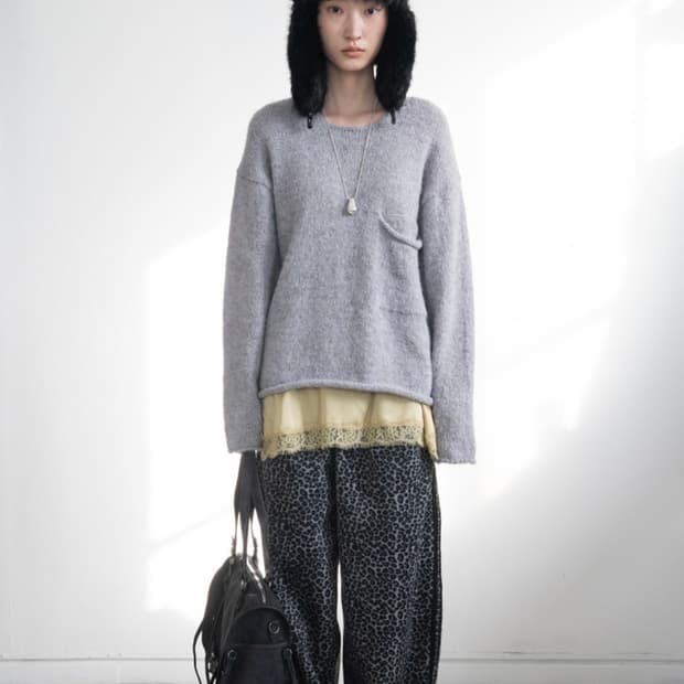 피키소사이어티 Bloom Lace Slip Dress (Ivory)