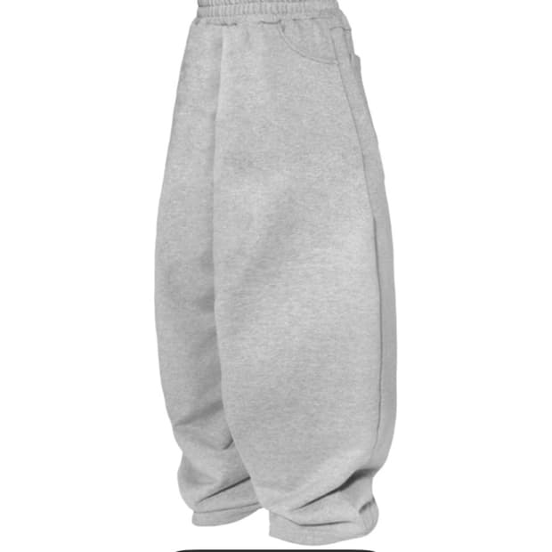 엠제이디 에브리데이 헤비 스웨트 배기 팬츠 멜란지 그레이