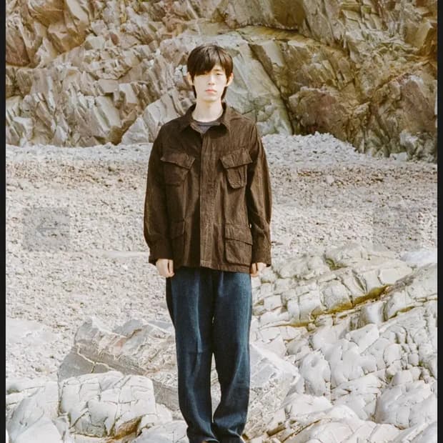 [XL] 가지록 퍼티그 자켓 립스탑 원단 24ss