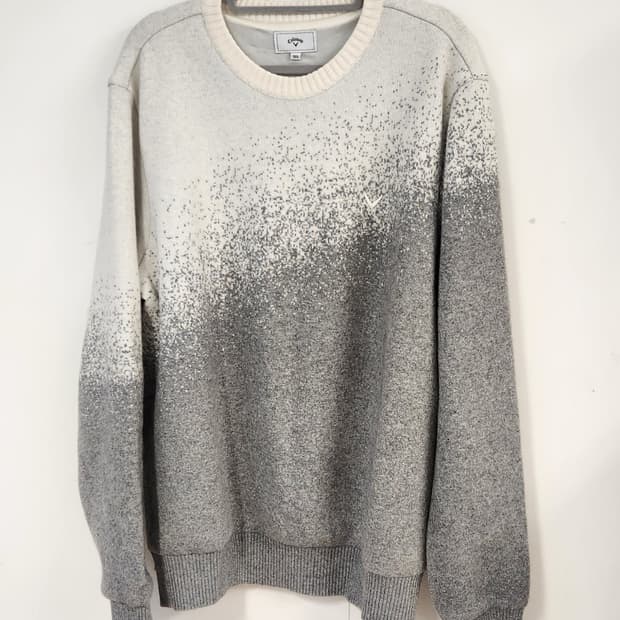 캘러웨이 골프 그라데이션 배색 방풍니트 105