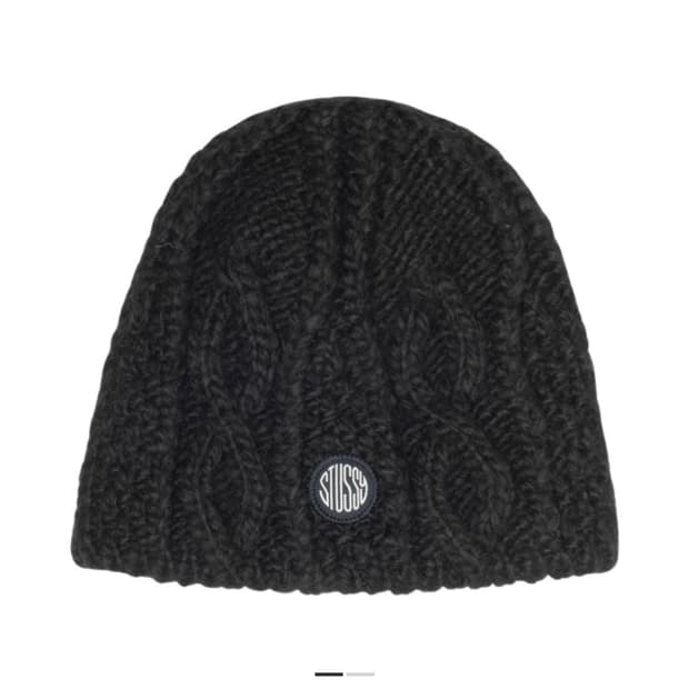 스투시 케이블 니트 비니