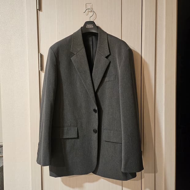 [실착1~2회미만] 무신사스탠다드 - 빅 대디 오버사이즈 블레이저 [미디