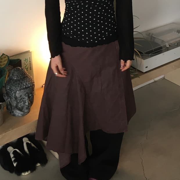 자라 레이어드 스커트