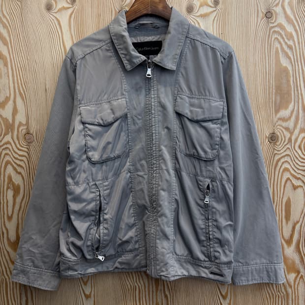 캘빈 클라인 진스 멀티 포켓 워크 자켓