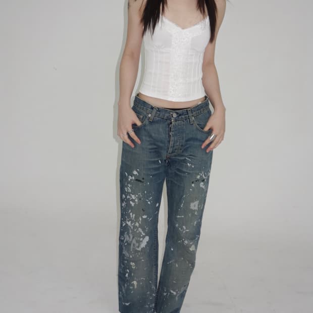 헬무트랭 1998 페인트 데님 초판