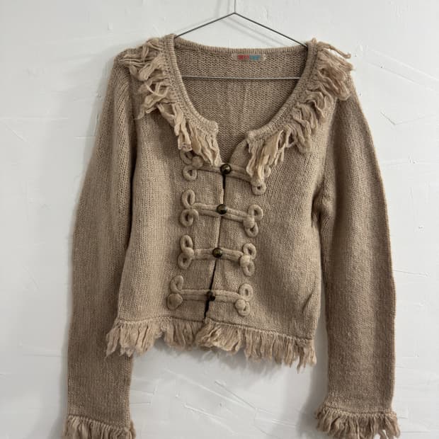 free’s mart napoleon knit cardigan 