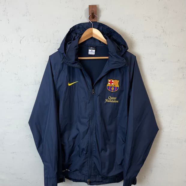 나이키 FC바르셀로나 스톰핏 바람막이 네이비