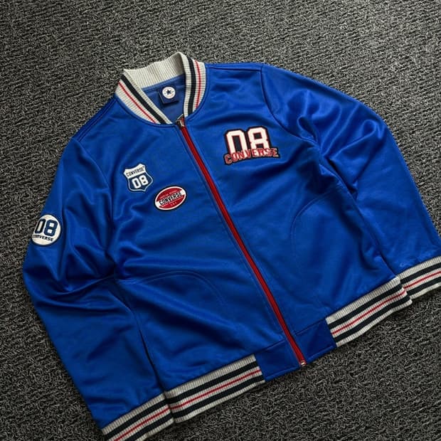 00s 컨버스 올드스쿨 패치로고 트랙탑 저지 2593