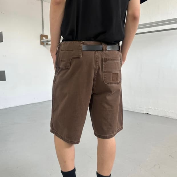 플라스틱프로덕트 MPa WALLET SHORTS (BROWN)