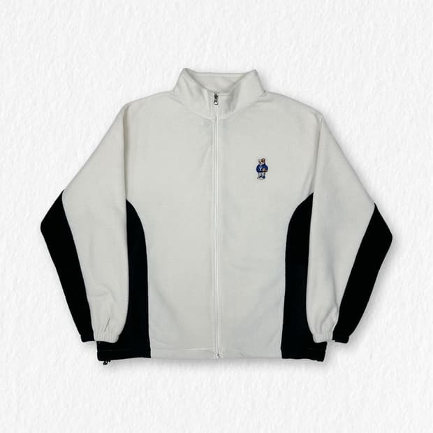 YALE 예일 배색 플리스 자켓