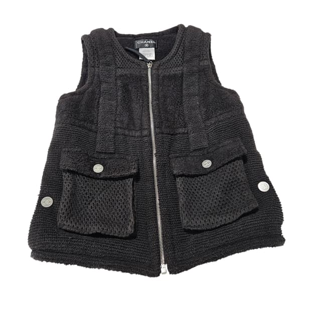 빈티지 샤넬 베스트 집업[44]