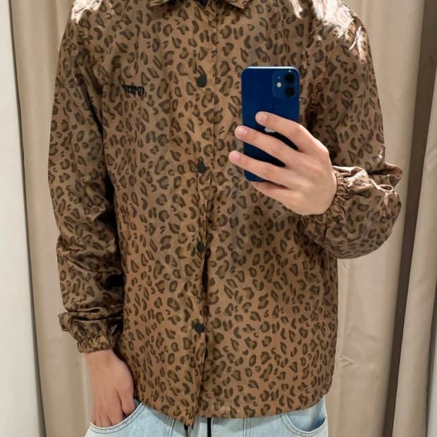 10DEEP 레오파드 패턴 코치 자켓 R2868