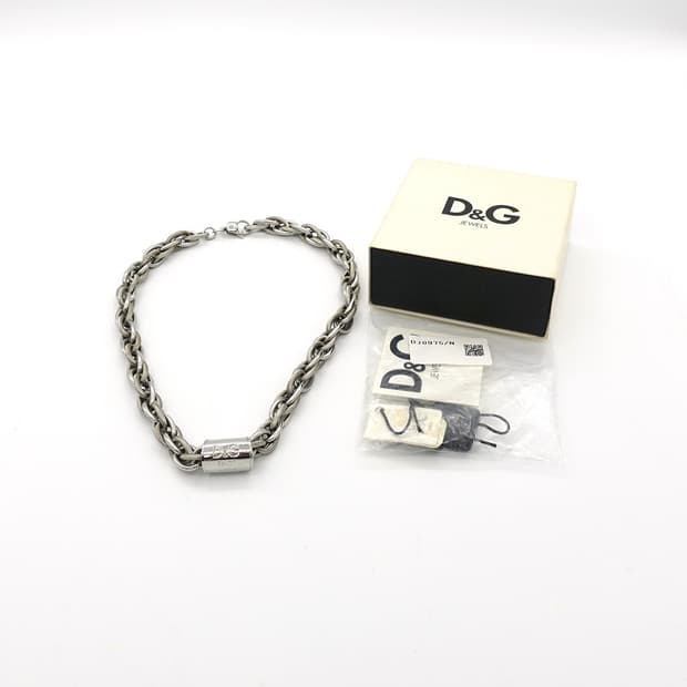 Dolce&Gabbana 돌체앤가바나 D&G 로고 체인 초커 목걸이