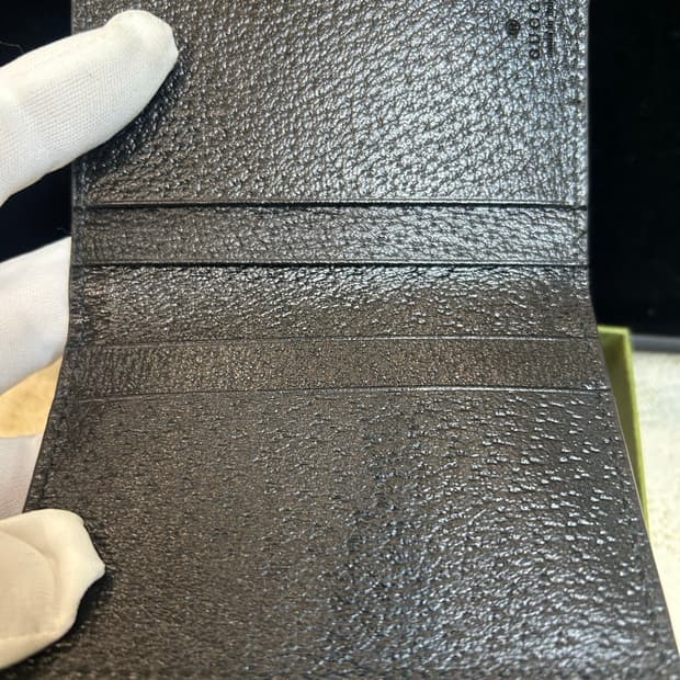 [정품/중고] 구찌 홀스빗 레더 명함지갑