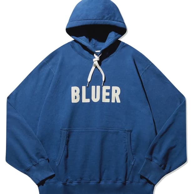 네이머클로딩 후드티 XL BLUER TEAM HOODIE DUSTY BL