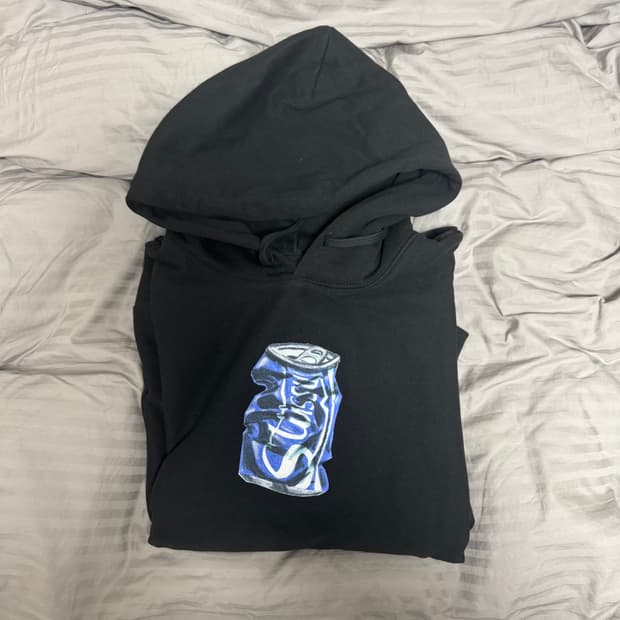 (XXL) 스투시 소다캔 후드 블랙