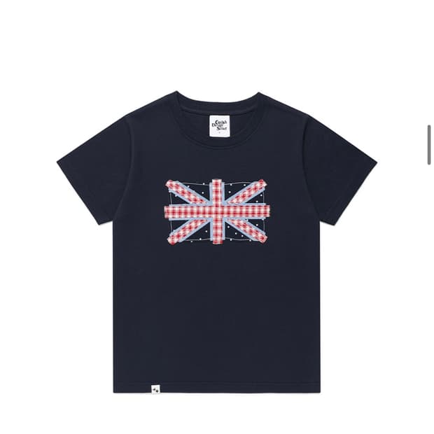 [새상품/카비시] UNION JACK SS TEE (NAVY/M)