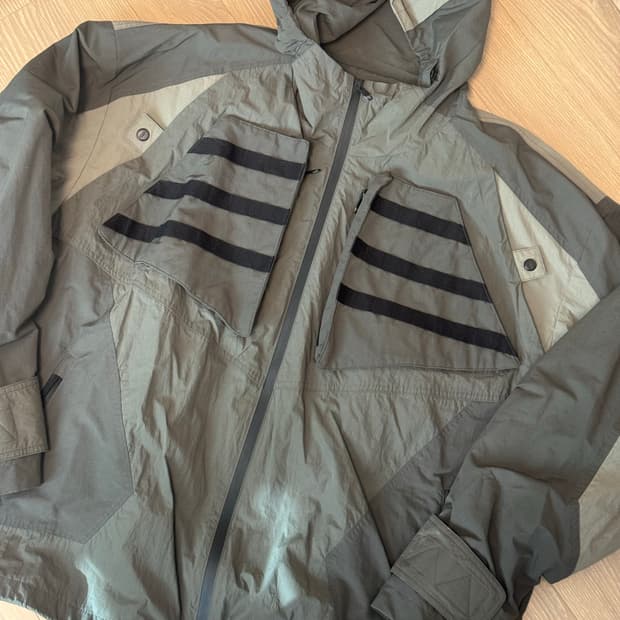 [1] stu 언더마이카 고르크 멀티 테이핑 밀리터리 자켓