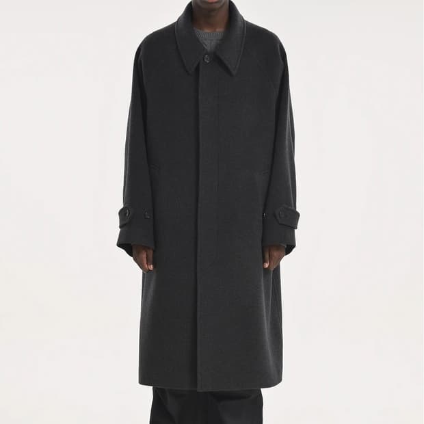 브라운야드 발마칸 코트 차콜