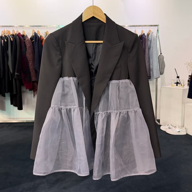 [85] 리메이크 커스텀 레이스 블레이저 자켓