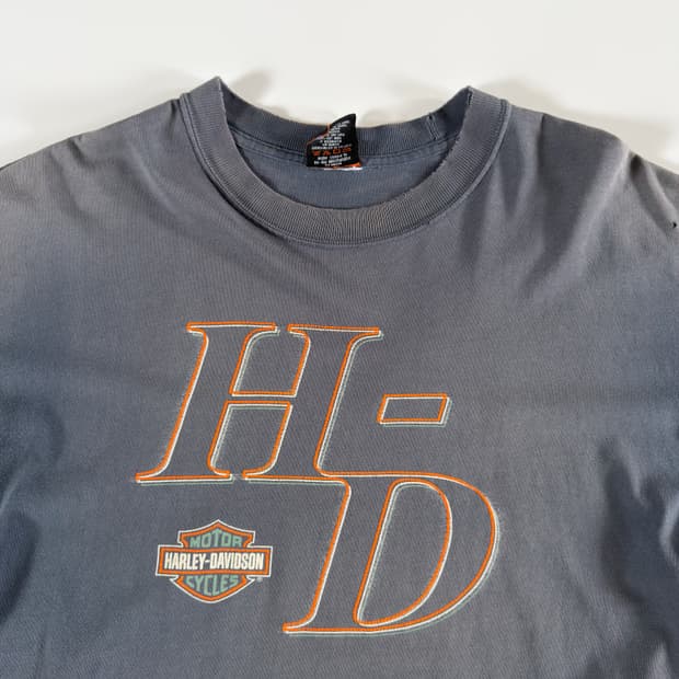 00s harley davidson fade 빈티지 할리데이비슨 티셔츠